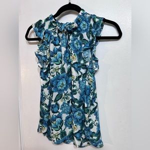 Loft blue printed blouse SP
